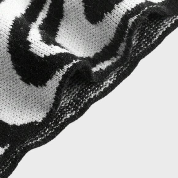 Black & White Women's Crop Top - M - Picture 4 of 8